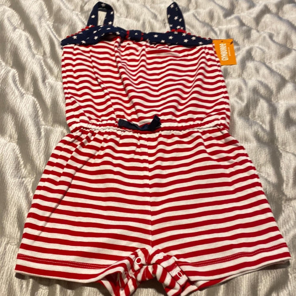 Red white and blue one piece short outfit. NWT multiple sizes